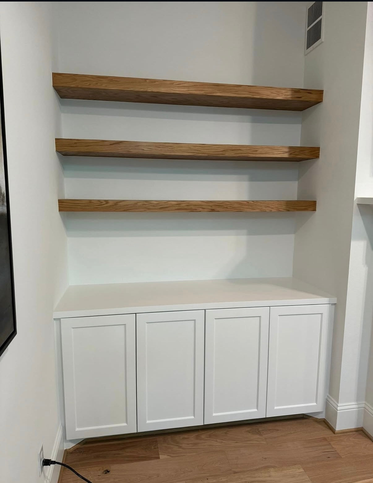Floating Shelving - Oak