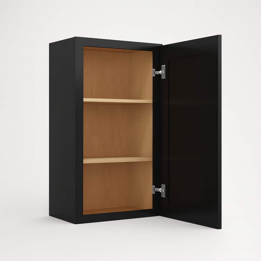 Iron Black Shaker Wall Cabinet