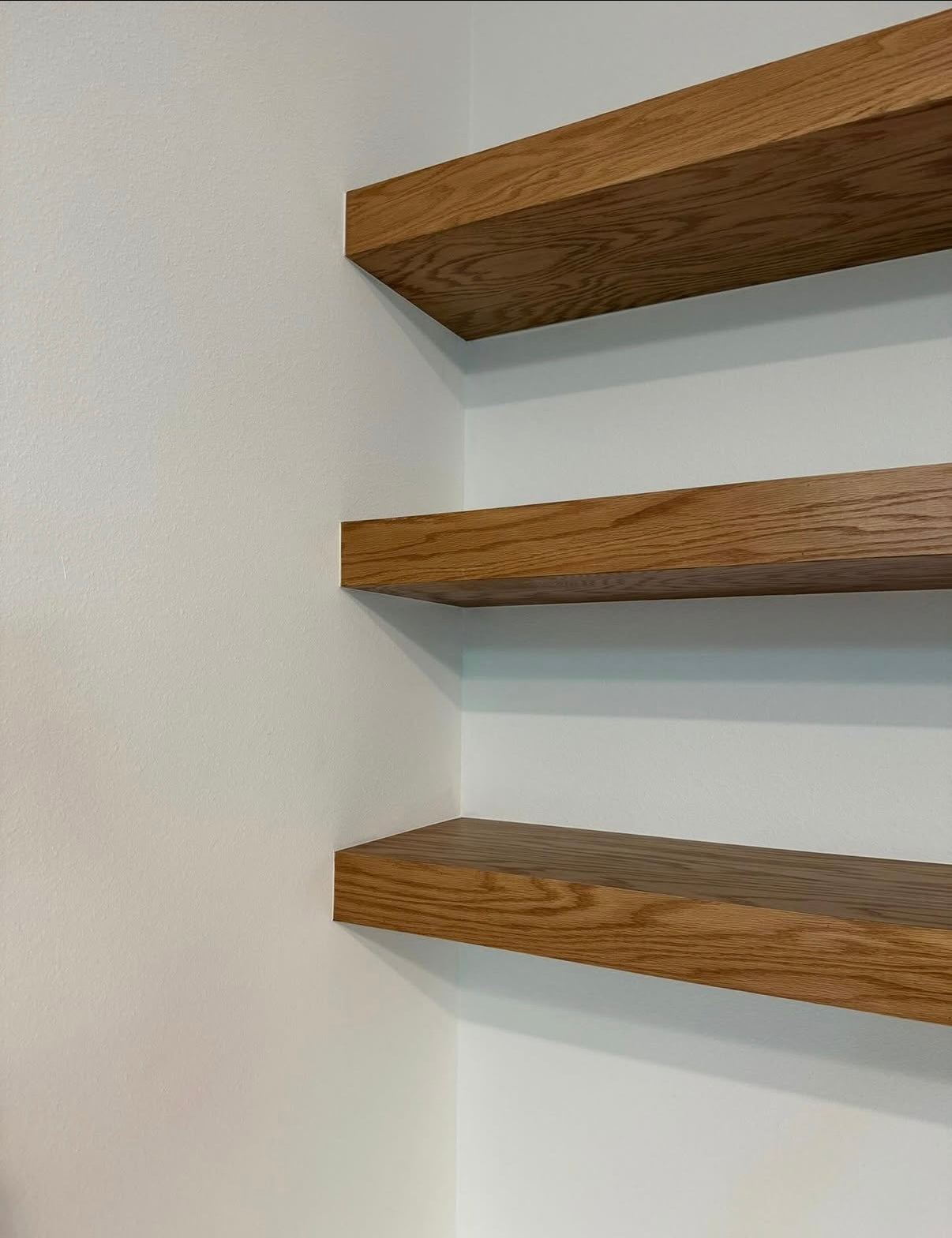 Floating Shelving - Oak